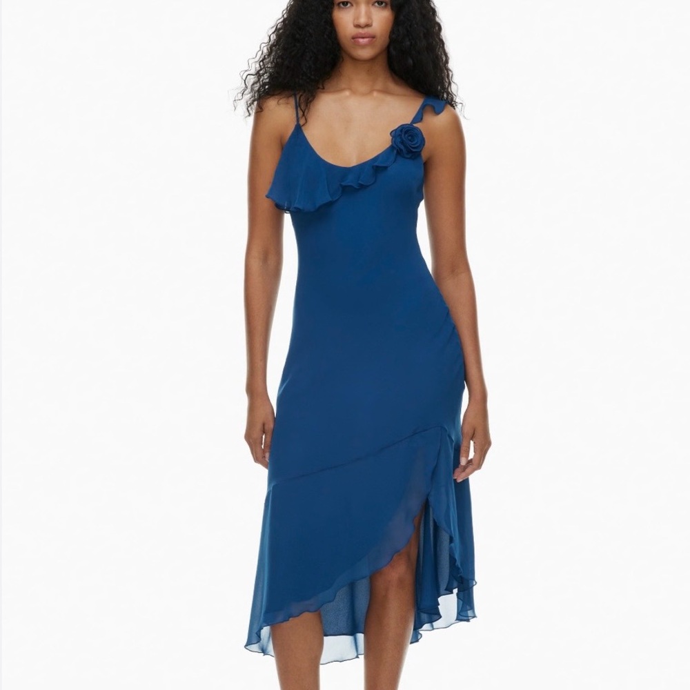 Wilfred Engage Ruffled Midi Dress